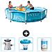 Piscina Fuori Terra - In Giro - 305x305x76 Cm - Blu - Include Accessori Coordinati Cb77 - Foto miniatura 1