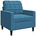 Lusso Casadino -  Poltrona Blu 60 Cm Velluto - Foto miniatura 1
