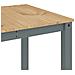 Tavolo Da Pranzo Panama Grigio 180x90x75 Cm Legno Massello Pino - Foto miniatura 6