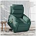 Poltrona Alzapersona Massaggiante Elettrica Verde Scuro Tessuto - Foto miniatura 8