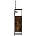 Set Mobili da Bagno 3 pz Rovere Fumo in Legno Multistrato - Foto miniatura 7