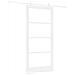 Porta scorrevole  con set hardware 'ORKDAL'Bianco 93x202 cm, Porta interna  con vetro 'ORKDAL'Bianco 93x202x4 cm - Foto miniatura 1