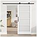 Porta scorrevole  con set hardware 'ORKDAL'Bianco 93x202 cm, Porta interna  con vetro 'ORKDAL'Bianco 93x202x4 cm - Foto miniatura 3