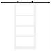 Porta scorrevole  con set hardware 'ORKDAL'Bianco 93x202 cm, Porta interna  con vetro 'ORKDAL'Bianco 93x202x4 cm - Foto miniatura 4