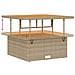 Set Divano da Giardino 11 pcs beige e panna 100 x 100 x 71 cm - Foto miniatura 9