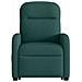 Poltrona Alzapersona Massaggiante Elettrica Verde Scuro Tessuto - Foto miniatura 5
