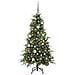 Albero di Natale Artificiale con Rami Pieghevoli Verde 150 cm - Foto miniatura 3