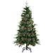 Albero di Natale Artificiale con Rami Pieghevoli Verde 150 cm - Foto miniatura 6