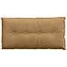 Cuscino per Schiena Marrone 100 x 50 cm Tessuto in Cords - Foto miniatura 6