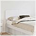Testiera con testiera Bianco 120 cm Legno multistrato - Foto miniatura 2