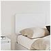 Testiera con testiera Bianco 120 cm Legno multistrato - Foto miniatura 3