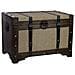 Baule Di Legno Marrone Scuro 75x74x51 Cm - Foto miniatura 1