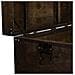 Baule Di Legno Marrone Scuro 75x74x51 Cm - Foto miniatura 7