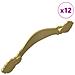 Manico 12 pcs Oro 143 x 19,2 x 20 mm Lega di Zinco - Foto miniatura 1