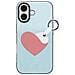 Cover per iPhone 17 - PC+Pelle /PU, Blu, Con Anillo - Foto miniatura 3