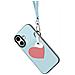 Cover per iPhone 17 - PC+Pelle /PU, Blu, Con Anillo - Foto miniatura 4