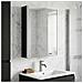 Mobiletto per specchio da bagno Rovere Nero 43 x 11,5 x 60,5 cm - Foto miniatura 2