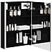 Mobiletto per specchio da bagno Rovere Nero 43 x 11,5 x 60,5 cm - Foto miniatura 3