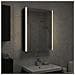 Mobiletto per specchio da bagno Rovere Nero 43 x 11,5 x 60,5 cm - Foto miniatura 4