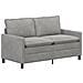 Set di divani 2 pcs Grigio Chiaro Velluto - Foto miniatura 4