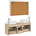 Set di mobili per il bagno 4 pcs Rovere Sonoma - Foto miniatura 8