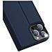 Skin Pro Bookcase Tipo Cover Per Iphone 13 Pro, Blu - Foto miniatura 3