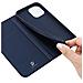 Skin Pro Bookcase Tipo Cover Per Iphone 13 Pro, Blu - Foto miniatura 5