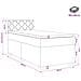 Letto box spring con materasso Grigio Scuro 100 x 200 cm - Foto miniatura 5