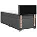 Letto box spring con materasso Grigio Scuro 100 x 200 cm - Foto miniatura 6
