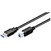 CAVO USB 3.0 A / B M / M 1.0 mt NERO - Foto miniatura 1