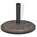 Base Per Parasole Circolare In Resina Bronzo 9 Kg - Foto miniatura 3