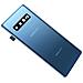 Copribatteria / Facciata Posteriore Blu Galaxy S10 Plus Originale - Foto miniatura 3