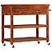 Carrello Da Cucina 100x48x89 Cm In Legno Massello Di Acacia - Foto miniatura 1