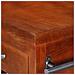 Carrello Da Cucina 100x48x89 Cm In Legno Massello Di Acacia - Foto miniatura 6