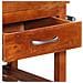 Carrello Da Cucina 100x48x89 Cm In Legno Massello Di Acacia - Foto miniatura 9