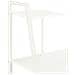 Scrivania con Mensole Bianca 102x50x117 cm - Foto miniatura 7