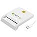 Lettore / scrittore Di Smart Card Usb-c Compatto Bianco - Foto miniatura 1