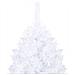 Albero di Natale Artificiale con Rami Spessi Bianco 180 cm PVC - Foto miniatura 3