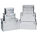 Alutec München 11048 Scatola In Alluminio Classic Truffa Serratura A Cilindro, 580 X 380 X 275 Millimetri, Argento, 48 Litri - Foto miniatura 2