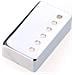 50 Millimetri Collo E 52 Millimetri Metallo Ponte Chitarra Humbucker Pickup Covers Set Chrome - Foto miniatura 3