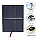 Set Di 4 Celle Solari Pannello Pezzi 1.5v 0.65w 60x80mm Micro Mini Per Energia Di Energia Solare Diy Si Dirige Scienza Progetti - Giocattoli - Foto miniatura 3