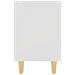Comodini con Gambe in Legno Massello 2pz Bianchi 40x30x50 cm - Foto miniatura 6