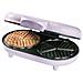 Piastra per Waffle a Doppio Cuore ADWM1000P 1000 W Rosa - Foto miniatura 2