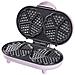 Piastra per Waffle a Doppio Cuore ADWM1000P 1000 W Rosa - Foto miniatura 1