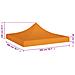 Tetto per Tendone per Feste 2x2 m Arancione 270 g / m² - Foto miniatura 3