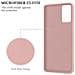 Custodia Compatibile Con Samsung Galaxy Note 20 In Liquid Rosa - Coperchio Protettivo In Silicone Tpu Flessibile Con Anello - Foto miniatura 5