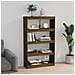 Libreria / divisorio Miele 80x30x135,5 Cm Legno Massello Di Pino - Foto miniatura 3