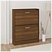 Scarpiera Rovere Marrone 59x17x81 Cm In Legno Multistrato - Foto miniatura 1