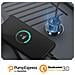 Caricabatterie Per Auto 30w 2x Usb Carica Pump Express Mediatek Nero - Foto miniatura 2