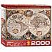 Puzzle Con Mappa Antica Del Mondo (2000 Pezzi) - Foto miniatura 1